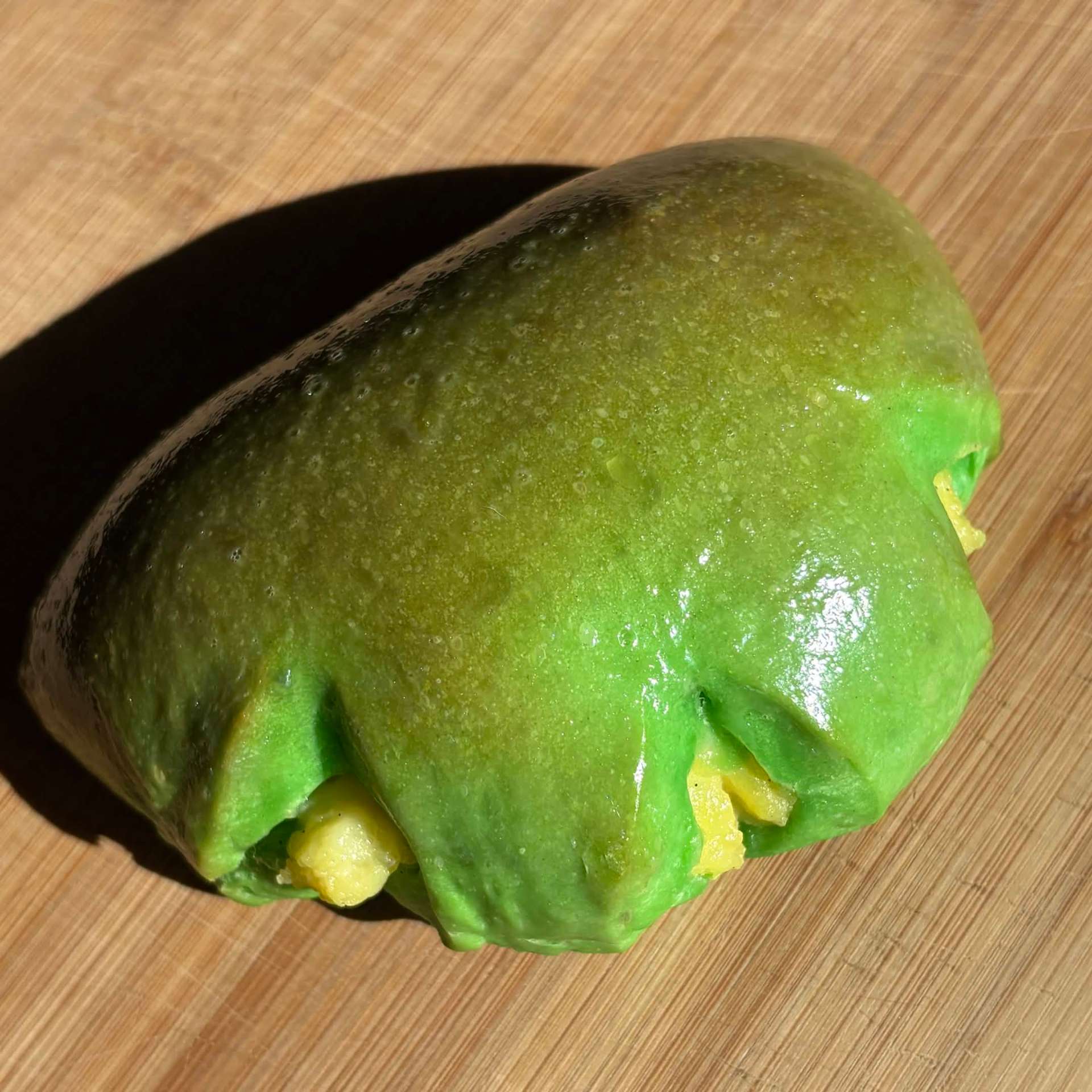 Pandan Custard Bun